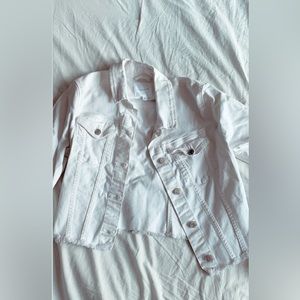 White Jean Jacket Dynamite